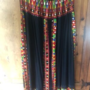 Colorful Bohemian Maxi Skirt